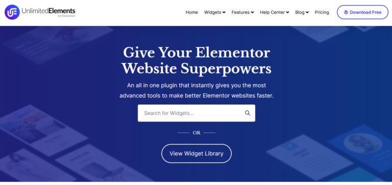 Unlimited Elements for Elementor: The Ultimate Widget Pack for Your WordPress Website